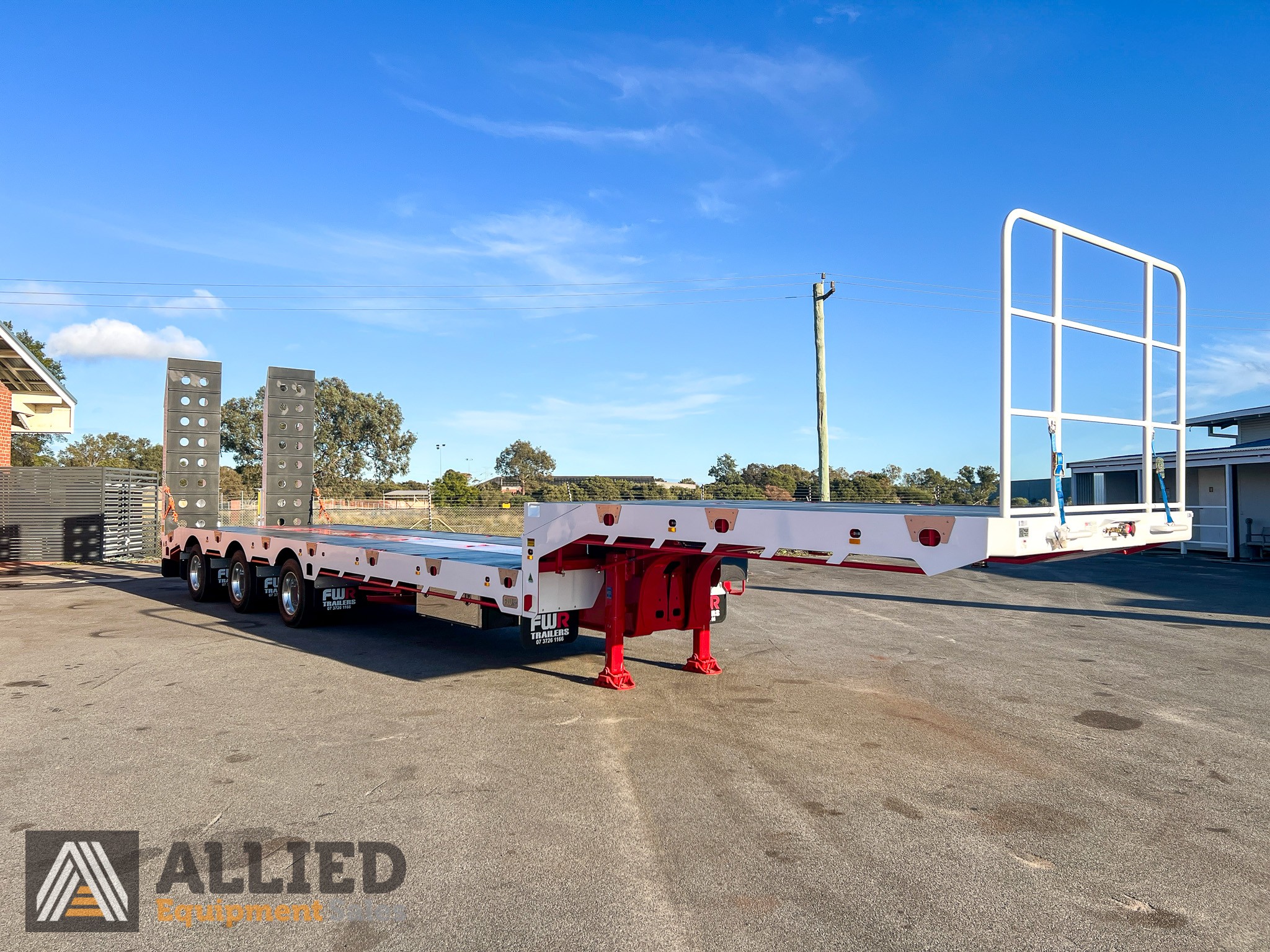 2024 FWR TRI AXLE DROP DECK – 3.5m WIDENER