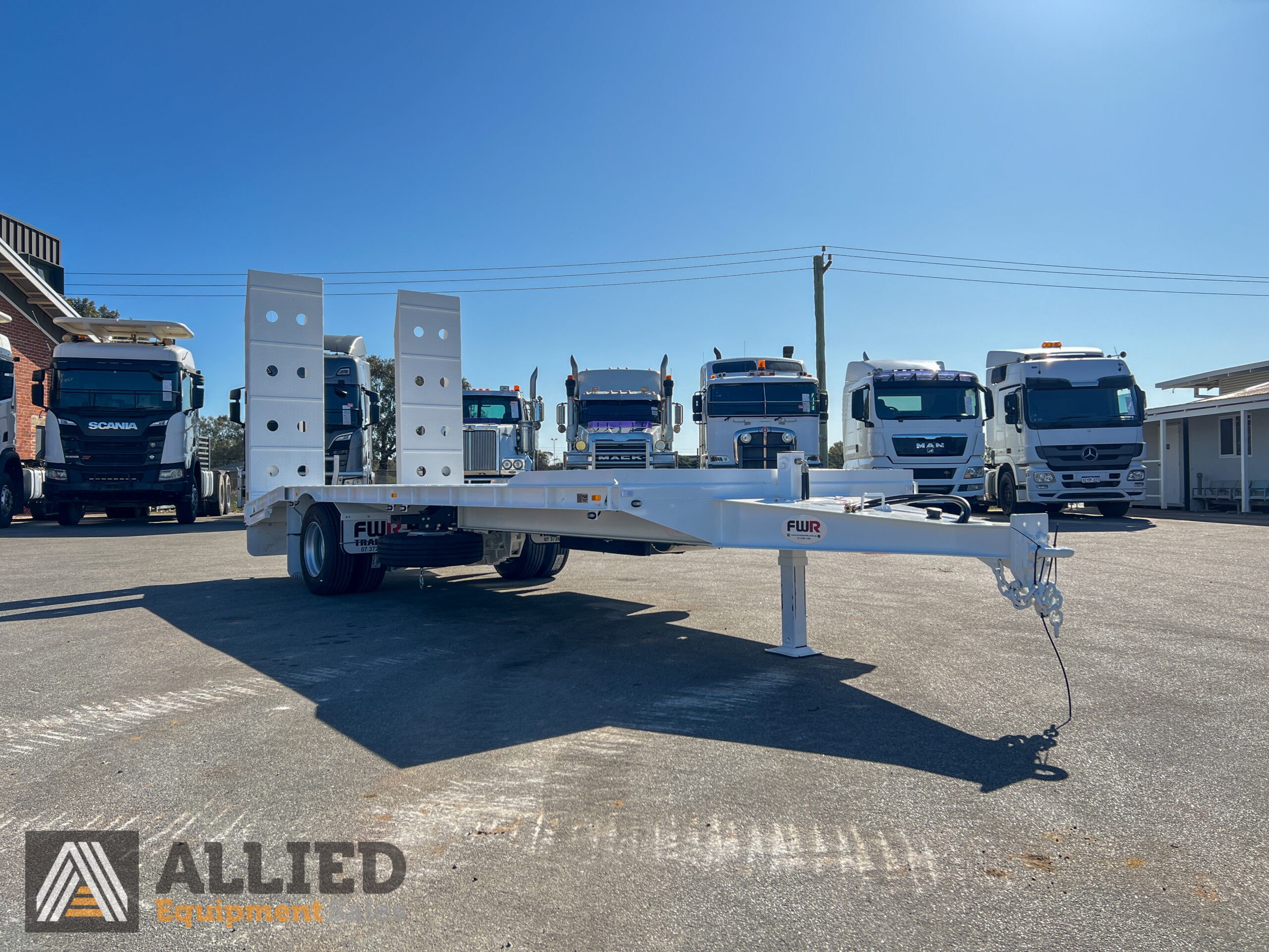 NEW 2024 FWR SINGLE AXLE TAG TRAILER – ALL HYDRAULIC