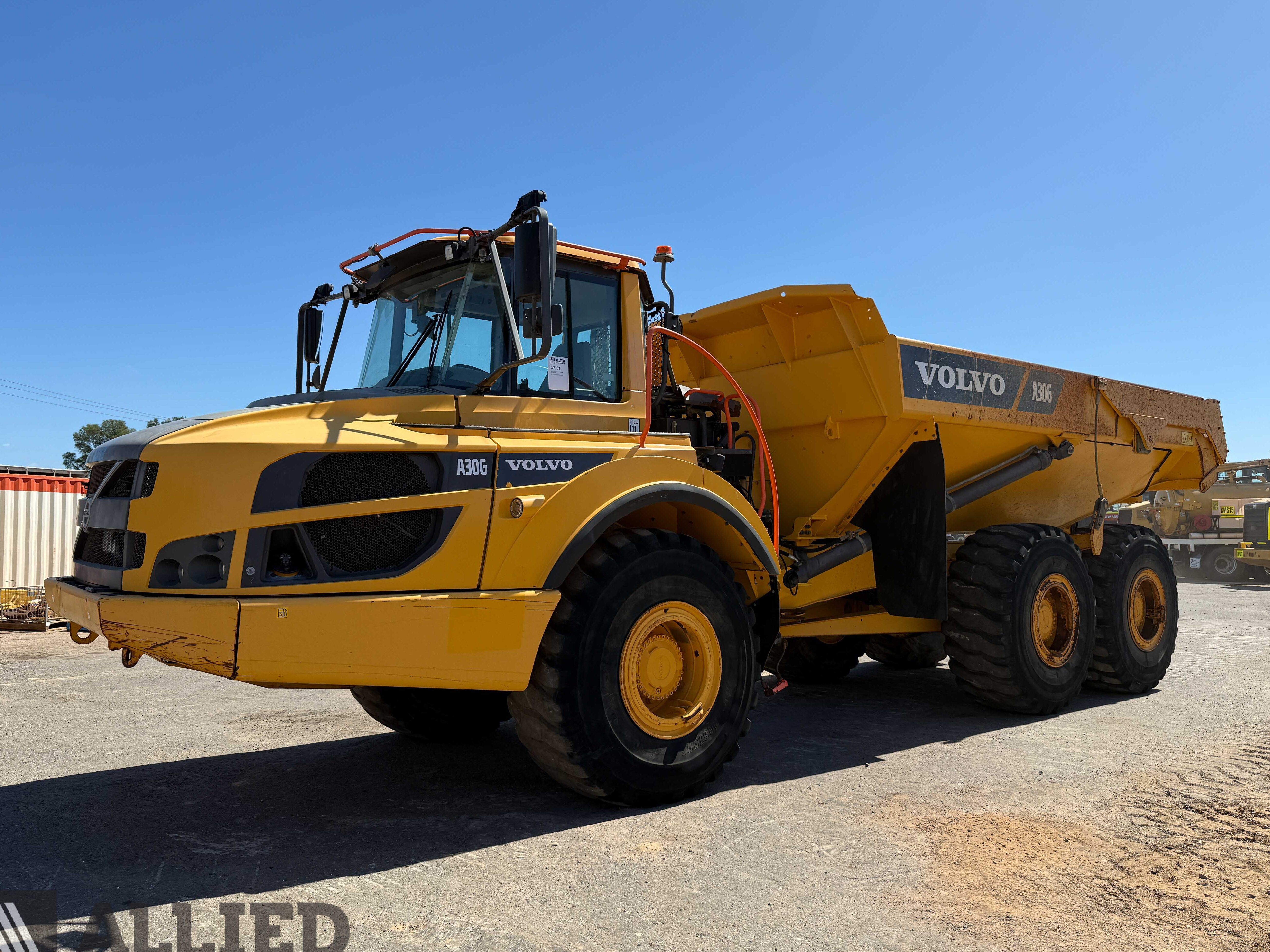 2017 VOLVO A30G ARTICULATED DUMP TRUCK