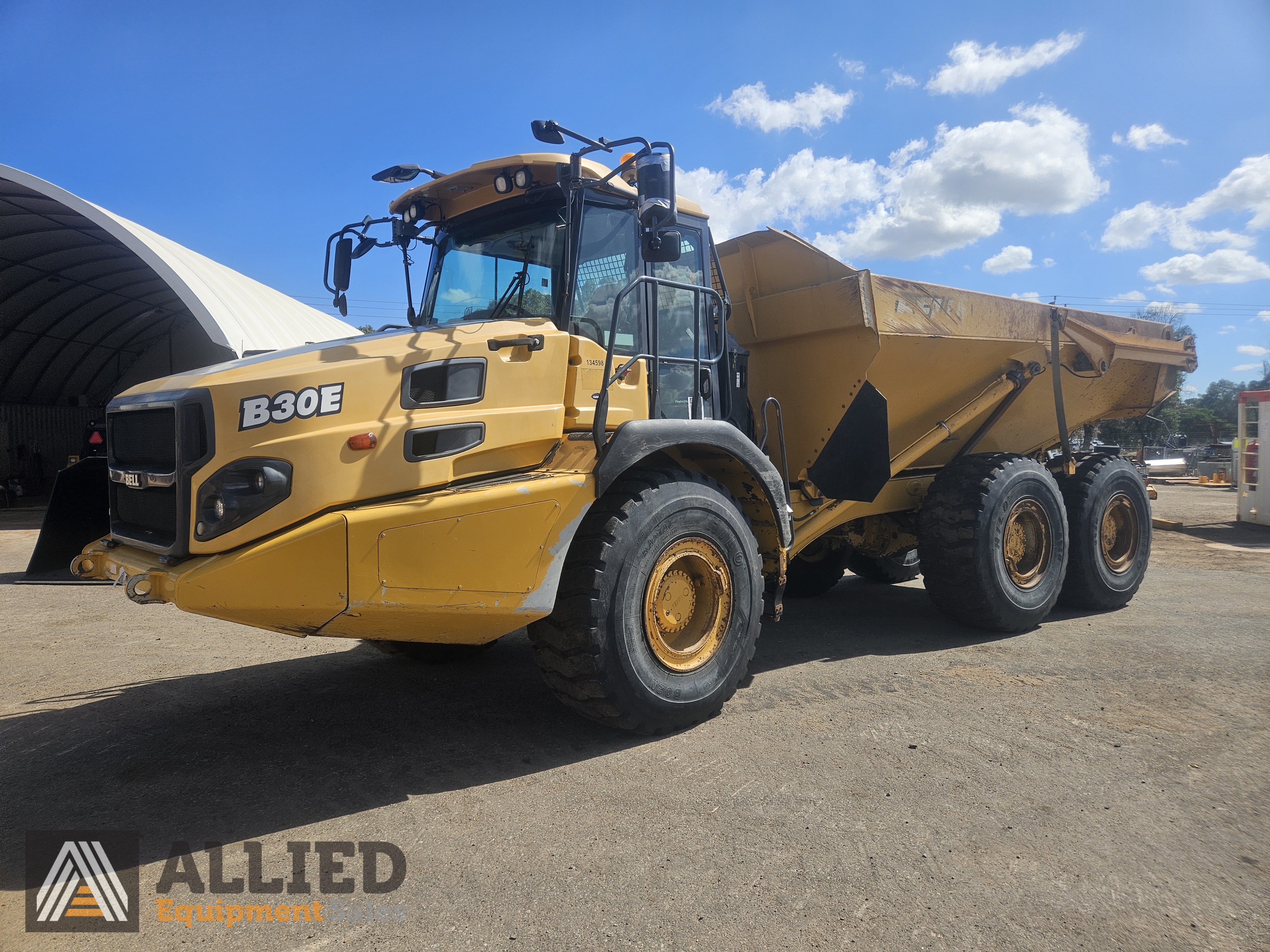 2013 BELL B30E ARTICULATED DUMP TRUCK