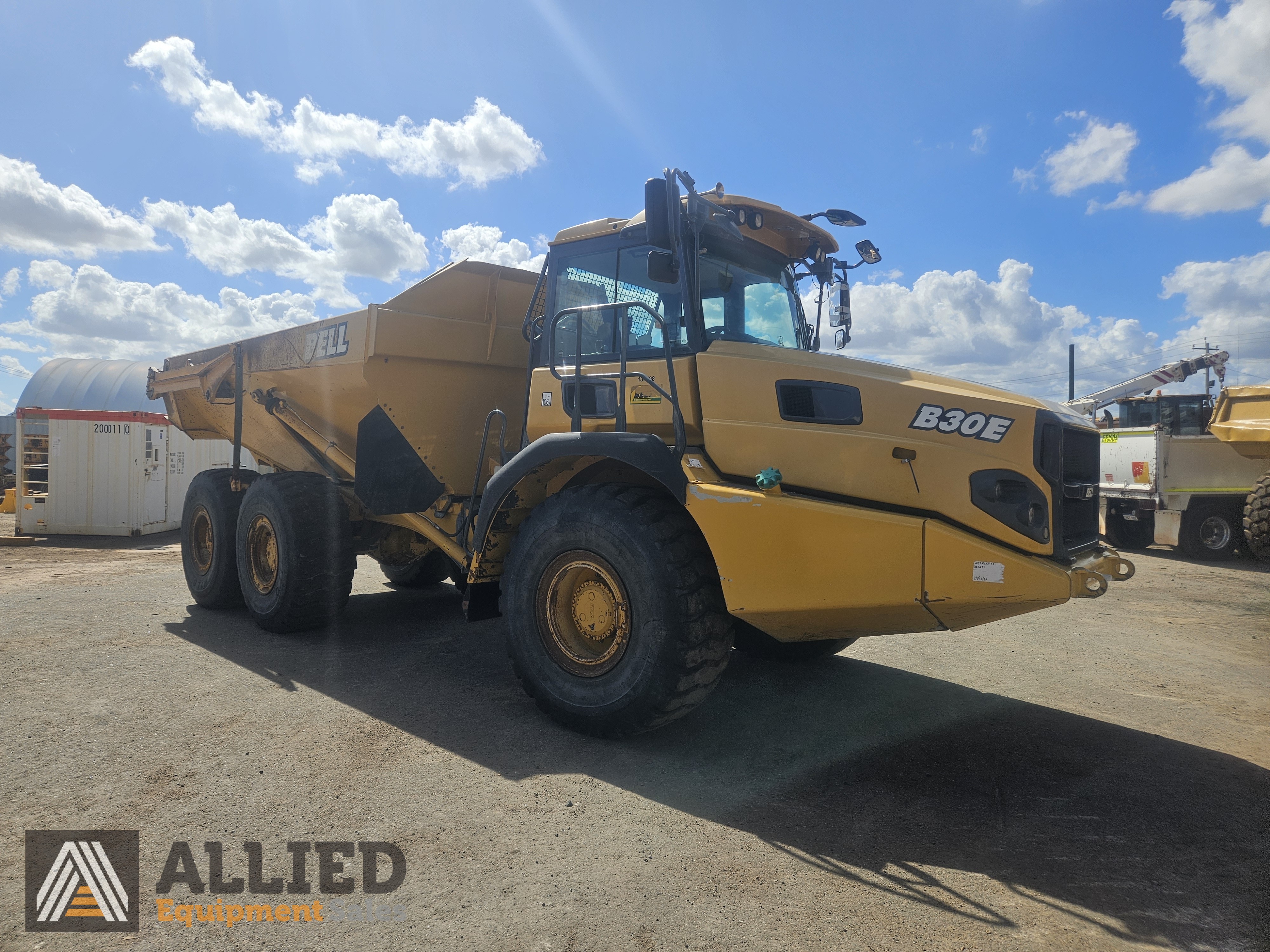 2013 BELL B30E ARTICULATED DUMP TRUCK