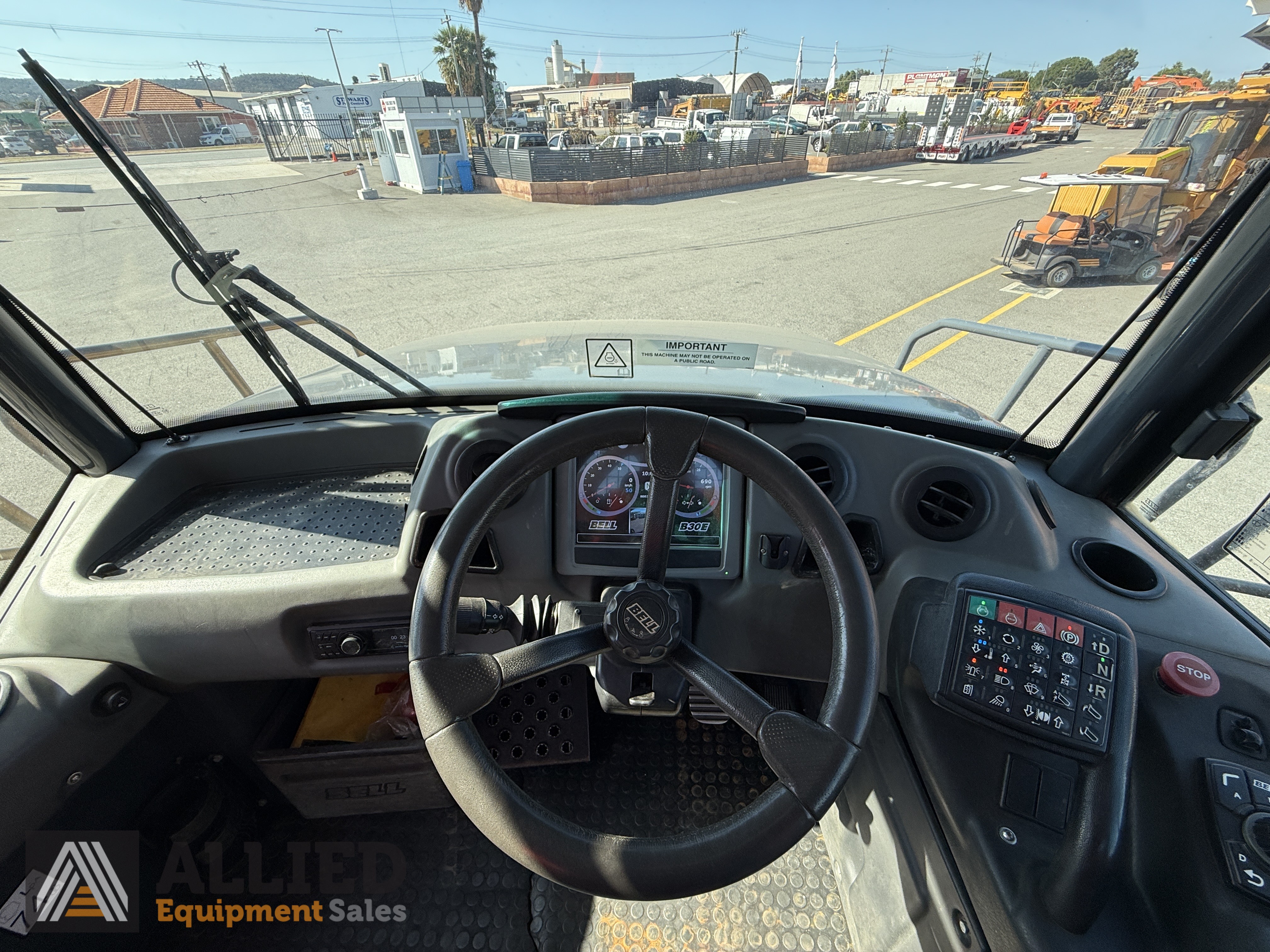 2015 BELL B30E ARTICULATED DUMP TRUCK