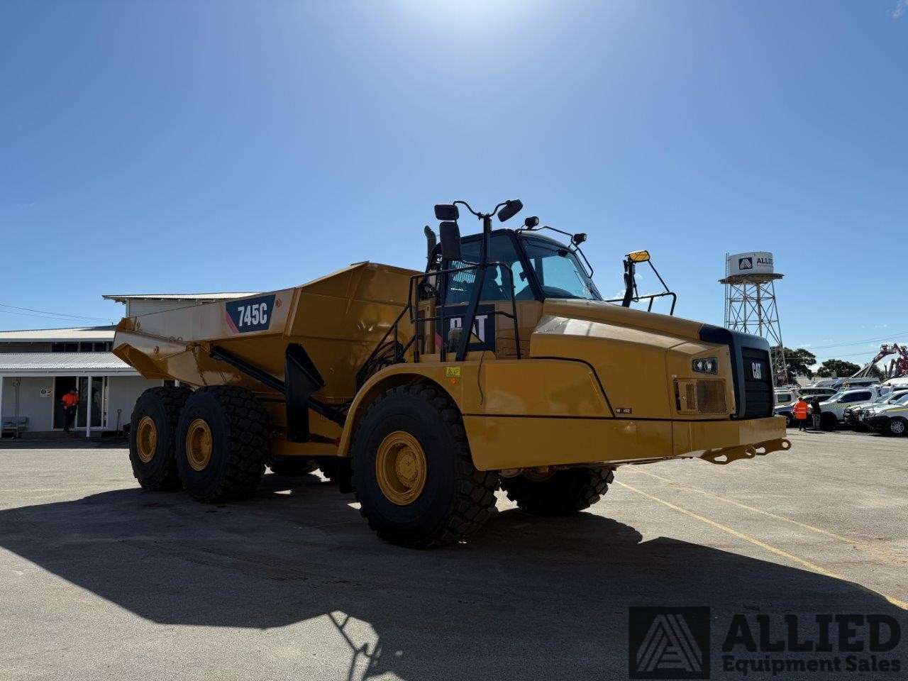 2017 CATERPILLAR 745C ARTICULATED DUMP TRUCK
