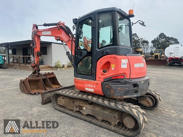 2014 KUBOTA U55 MINI EXCAVATOR