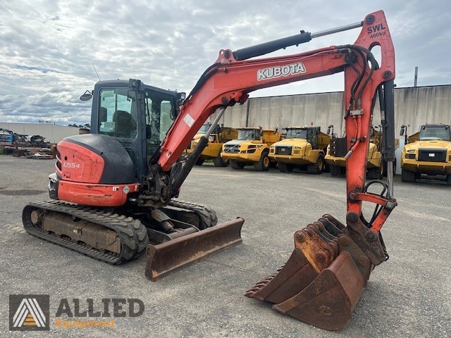 2014 KUBOTA U55 MINI EXCAVATOR