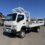 2023 MITSUBISHI FUSO FGB71ER6SFBC 4X4 5 SPEED TRAY TOP TRUCK WITH KEVREK CRANE