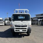 2023 MITSUBISHI FUSO FGB71ER6SFBC 4X4 5 SPEED TRAY TOP TRUCK WITH KEVREK CRANE