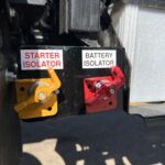 2023 MITSUBISHI FUSO FGB71ER6SFBC 4X4 5 SPEED TRAY TOP TRUCK WITH KEVREK CRANE