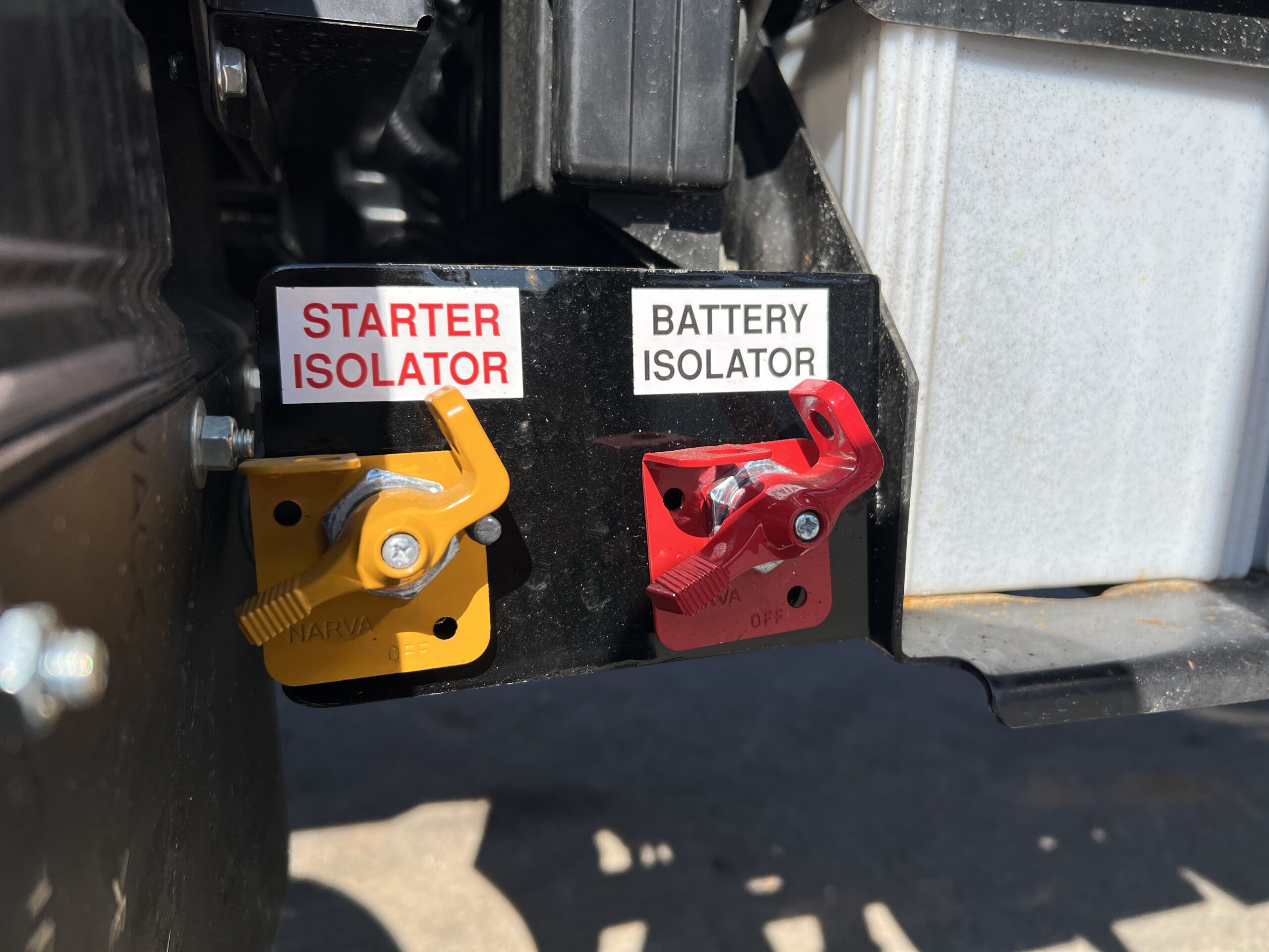 2023 MITSUBISHI FUSO FGB71ER6SFBC 4X4 5 SPEED TRAY TOP TRUCK WITH KEVREK CRANE