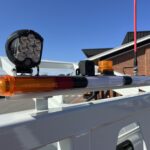 2023 MITSUBISHI FUSO FGB71ER6SFBC 4X4 5 SPEED TRAY TOP TRUCK WITH KEVREK CRANE