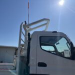 2023 MITSUBISHI FUSO FGB71ER6SFBC 4X4 5 SPEED TRAY TOP TRUCK WITH KEVREK CRANE